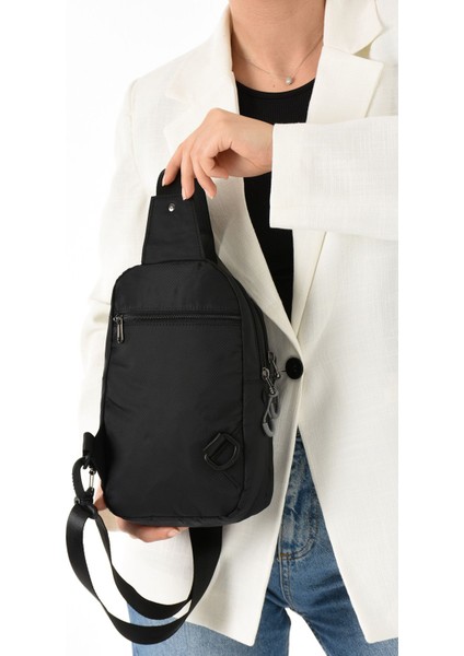 Sanmorris Unisex Krinkıl Kumaş Suya Dayanıklı Çok Bölmeli Body Bag 6004 indirimleri