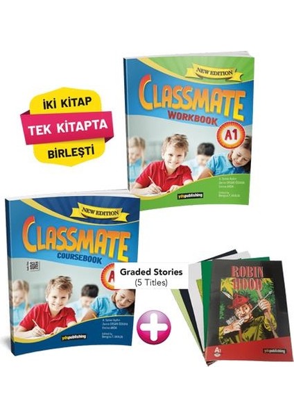 New Edition Classmate A1 Coursebook & Workbook+5 Reader