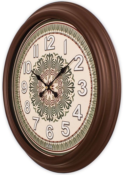 Kahverengi Dekoratif Duvar Saati, Şık ve Modern Tasarım modelleri