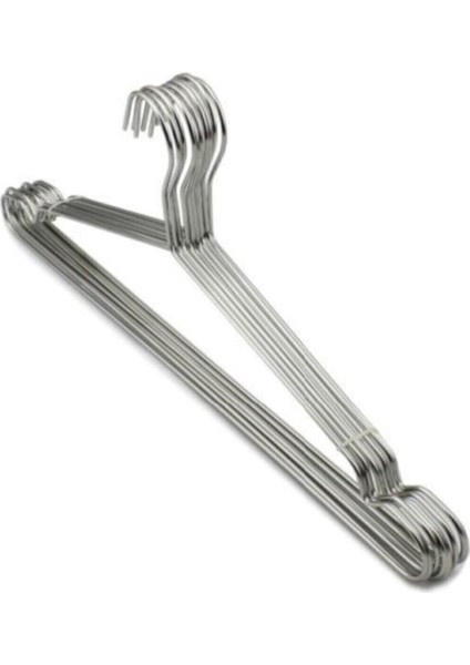 Metal 24LÜ Metal Elbise Askısı Elbise Metalik 24