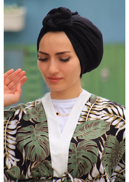 Tasarım Bone Hazır Bone Hazır Şal Siyah