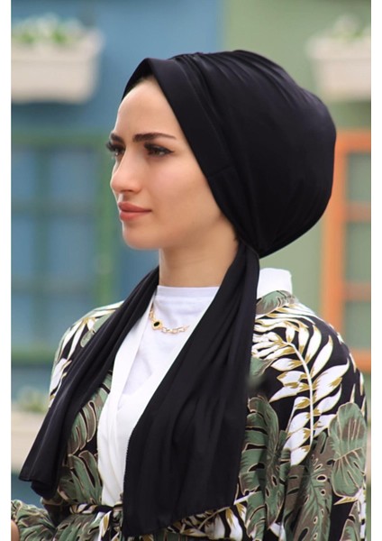 Tasarım Bone Hazır Bone Hazır Şal Siyah