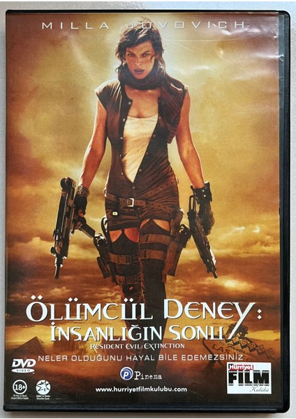 Ölümcül Deney Insanlığın Sonu DVD (Orjnal Dönem Baskı Dvd)