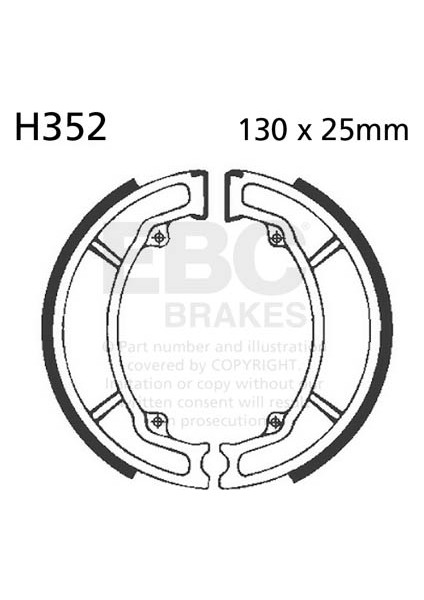 H352 Ebc Honda Spacy Arka Fren Yaylı Kampana Seti
