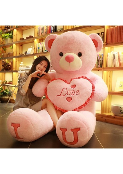 120CM Sevimli Oyuncak Ayı Peluş Bebek Bebek Yastık Hediye (Yurt Dışından)