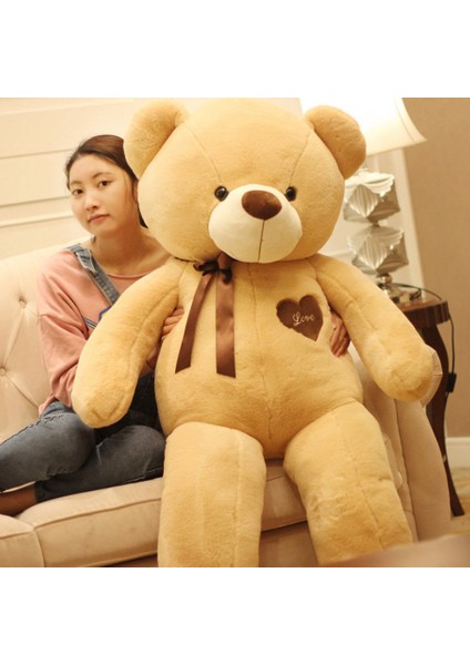 100CM Sevimli Oyuncak Ayı Peluş Bebek Bebek Yastık Hediye (Yurt Dışından)