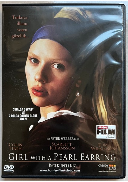 Girl With A Pearl Earring (Inci Küpeli Kız) DVD (Orjnal Dönem Baskı Dvd)