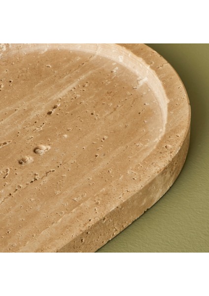 Ephesus Traverten Oval Dekoratif Tabak Naturel (12X28 Cm) fiyatları