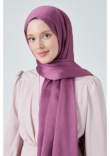 Fivescarf Crystal Janjan Abiye Şal Gül Kurusu