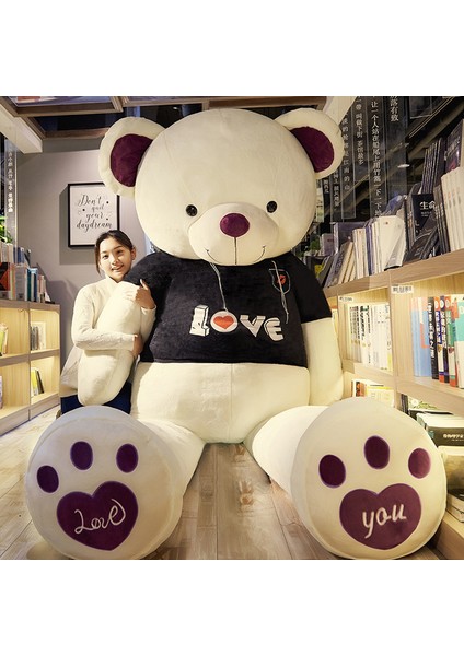 160CM Sevimli Oyuncak Ayı Peluş Bebek Bebek Yastık Hediye (Yurt Dışından)