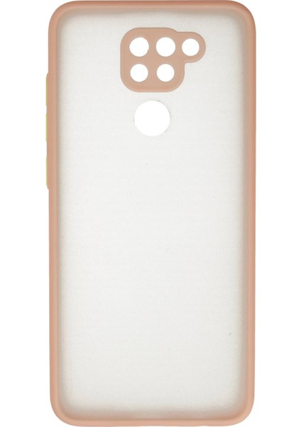 Xiaomi Redmi Note 9 Kılıf Montreal Silikon Kapak - Pembe Drstr
