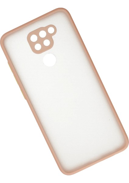 Xiaomi Redmi Note 9 Kılıf Montreal Silikon Kapak - Pembe Drstr