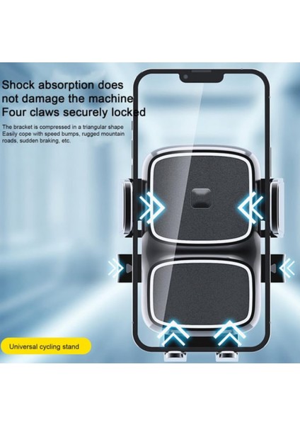 Çift Taraflı Motosiklet Ayna Telefon Tutucu