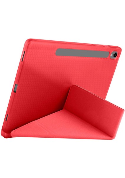 Galaxy Tab S9 Fe 10.9 inç SM-X510 Kılıf Zore Tri Folding Kalem Bölmeli Standlı Kılıf Uyandırma Özellikli indirimleri