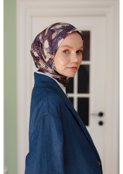 Ipekhan Holiday Collection Soft Pamuk Eşarp 1229-08 Mürdüm