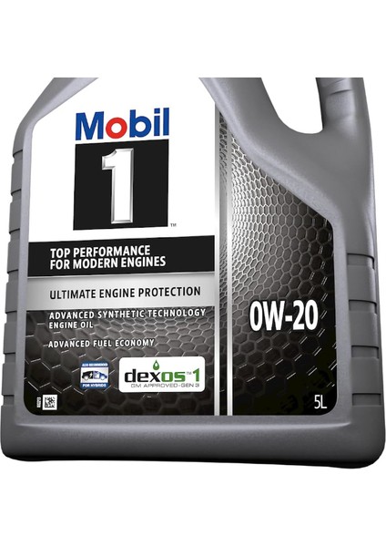1 0W20 Motor Yağı 5 L ÜT:2024