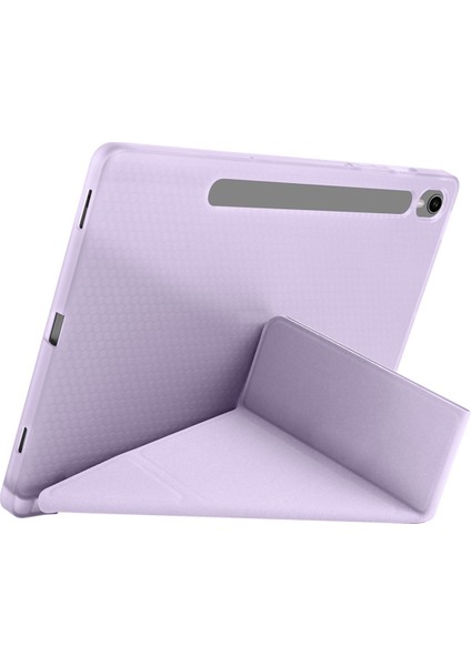 Galaxy Tab S9 Fe 10.9 inç SM-X510 Kılıf Zore Tri Folding Kalem Bölmeli Standlı Kılıf Uyandırma Özellikli indirimleri