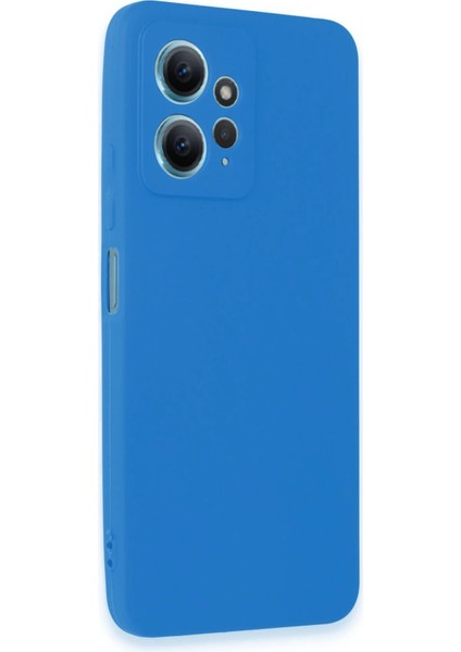 Xiaomi Redmi Note 12 4g Kılıf First Silikon - Mavi Drstr