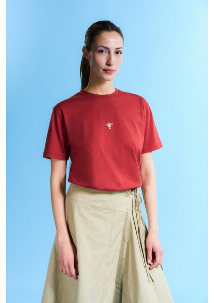 Zürafa Lightweight T-Shirt - Kiremit