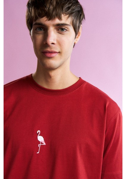 Flamingo Lightweight T-Shirt - Kiremit