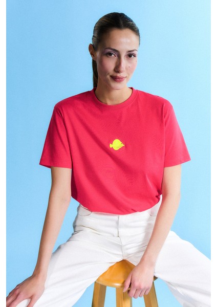 Yellow Tang Lightweight T-Shirt - Nar Çiçeği