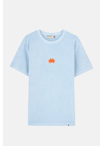 Yengeç Terry T-Shirt - Açık Mavi