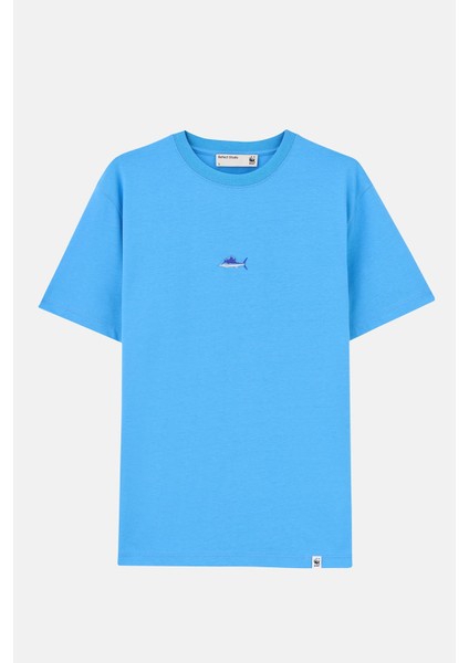Yelken Balığı Lightweight T-Shirt - Mavi