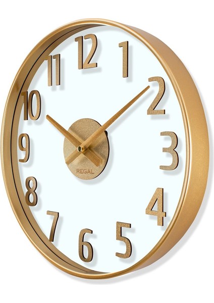 Şık Altın Renkli Modern Duvar Saati 0638 G2 Opal modelleri