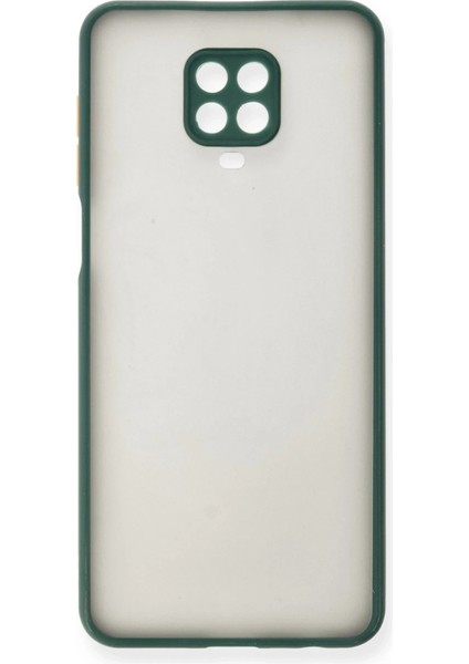 Xiaomi Redmi Note 9 Pro Kılıf Montreal Silikon Kapak - Yeşil Drstr