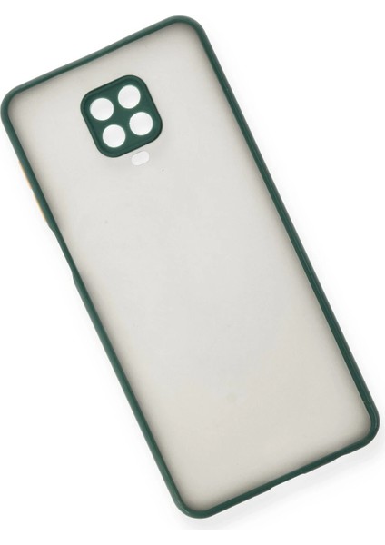 Xiaomi Redmi Note 9 Pro Kılıf Montreal Silikon Kapak - Yeşil Drstr