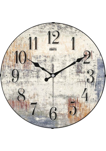 Şık Cam Bombe Saat, Sessiz Mekanizma, 36 Cm, Modern ve Zarif Tasarım