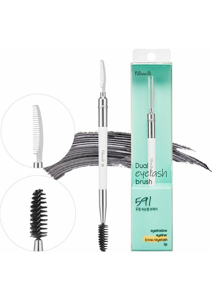 Dual Eyelash Brush 591 - Çift Yönlü Kaş-Kirpik Tarağı