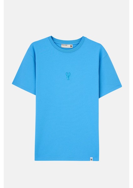 Mavi Istakoz Premium T-Shirt - Mavi