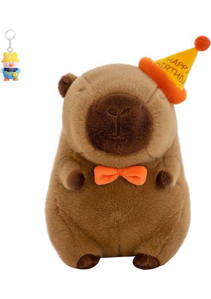 Doğum Günü Üstü Şapka Kapibara Sevimli Capybara Peluş Oyuncak Bebek Çocuk Bebek (Yurt Dışından)