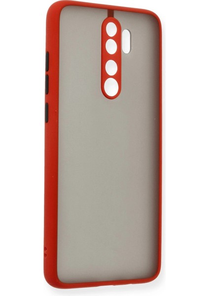 Xiaomi Redmi Note 8 Pro Kılıf Montreal Silikon Kapak - Kırmızı Drstr