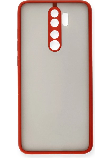 Xiaomi Redmi Note 8 Pro Kılıf Montreal Silikon Kapak - Kırmızı Drstr