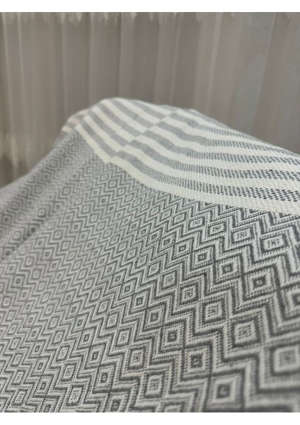 Lüks Sedir Elmas Desen Koltuk Örtüsü Gri 180 x 220 Gri fiyatları