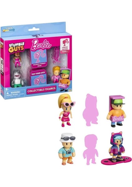Stumble Guys x Barbie 6 Lı Figür Seti