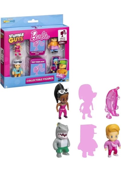Stumble Guys x Barbie 6 Lı Figür Seti