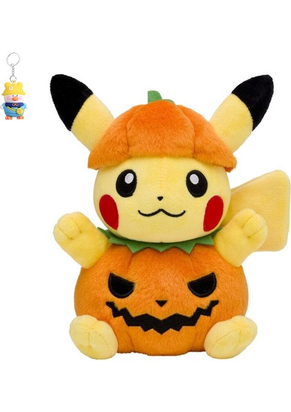 Balkabağı Pikachu Peluş Bebek Pokémon Pikachu Bebek Yaratıcı Noel Hediyesi (Yurt Dışından)