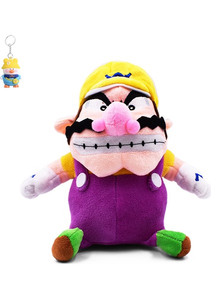 25CM Süper Mario Peluş Bebek Wariova Luigi Kötü Mary Mor Mary Bebek Oyuncakları (Yurt Dışından)