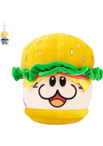 Hair Ham Plush Sarı Saçlı Jambon Bebek Hediye Hamburger Jambon Peluş Oyuncak (Yurt Dışından)
