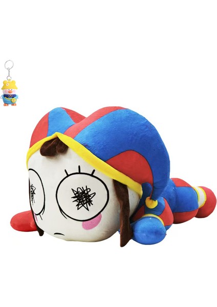 Büyük Pomni Plush Sirk Animasyon Çevresel Palyaço Bebek Canavar Peluş Oyuncak (Yurt Dışından)