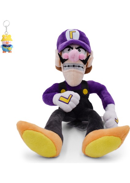 Süper Mario Peluş Bebek Wariova Luigi Kötü Mary Mor Mary Bebek Oyuncakları (Yurt Dışından)