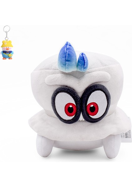 Süper Mario Mario Odyssey Kaipi Şapka Peluş Oyuncaklar Beyaz Chuckia Chi Bucky Anime Bebek (Yurt Dışından)