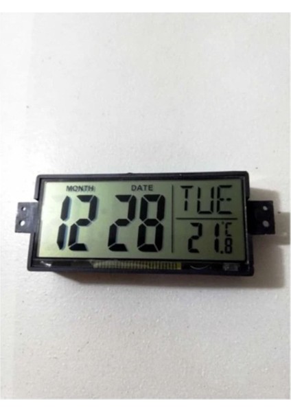 Siyah Dijital Saat ve Sıcaklık Göstergesi, Gün Ay Yıl ve Saat Fonksiyonları
