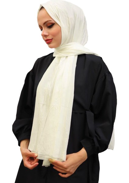 Bambu Kraş Şal - Krem fırsatları