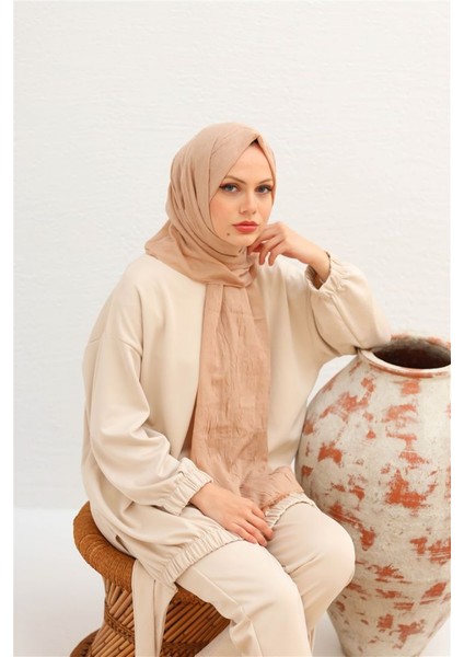 Bambu Kraş Şal - Koyu Bej fiyatları