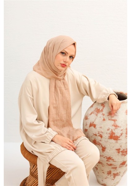 Bambu Kraş Şal - Koyu Bej modelleri