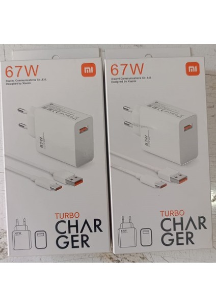 Xiaomi Redmi Note 11/11PRO/12/12 PRO/13/13PRO Uyumlu 4g Turbo Şarj Aleti 67WATT Set